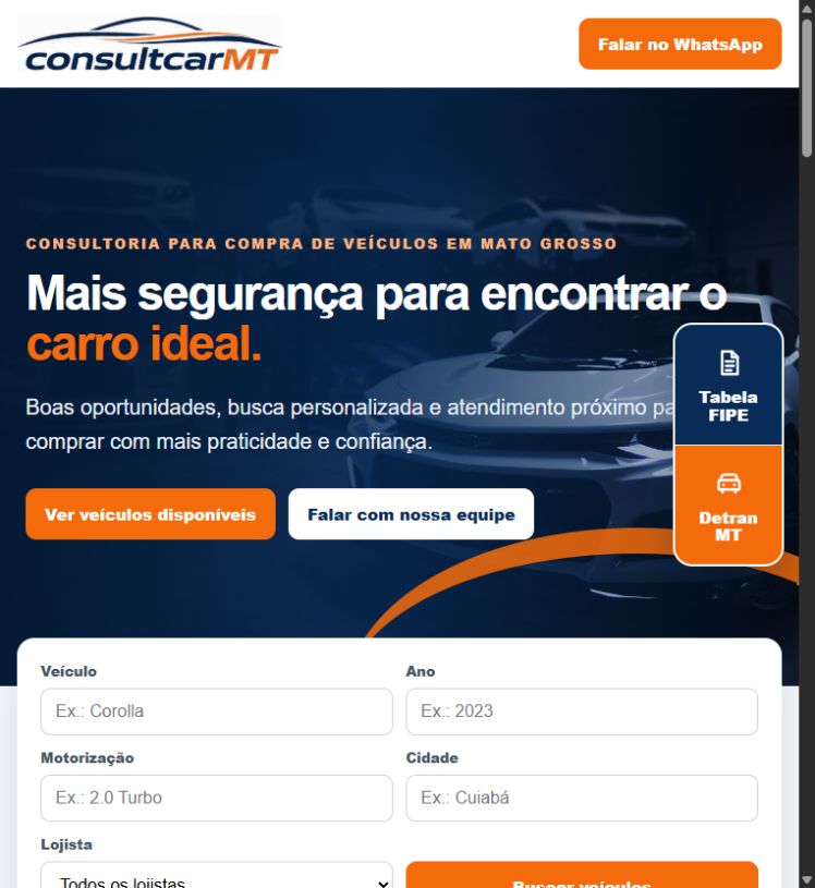 Miniatura do site ConsultCar MT